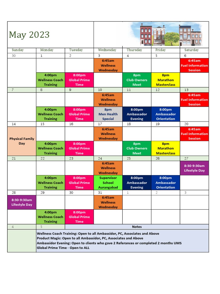 May Schedule PDF | PDF