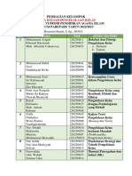 Pembagian KLP Pengelolaan Kelas PDF