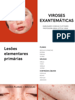 Doenças exantemáticas virais: sarampo, rubéola, eritema infeccioso e varicela