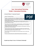 05-05 Assignment Module 1 International Marketing