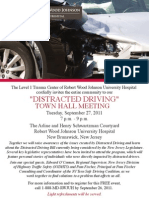 "Distracted Driving": Town Hall Meeting