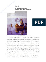 Analisis Esoterico de La Pelicula EXCALIBUR PDF