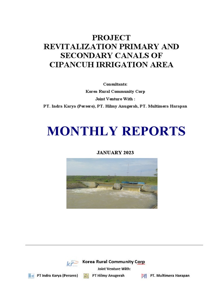 Cipancuh Irrigation Canals Revitalization Report | PDF