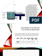 Froth Flotation Process Separates Materials Using Hydrophobicity