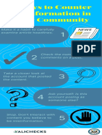 9 Ways To Counter Disinformation in Your Community Infographic 1