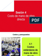 Diapositivas 4 Costo de Mano de Obra Directa PDF