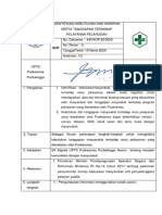 SOP Identifikasi Kebutuhan Dan Harapan Serta Tanggapan Pelayanan Pelanggan PDF
