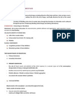 Primary and Secondary Hemostasis PDF