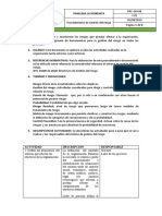 PRC-GM-05 - Procedimiento de Gestion Del Riesgo