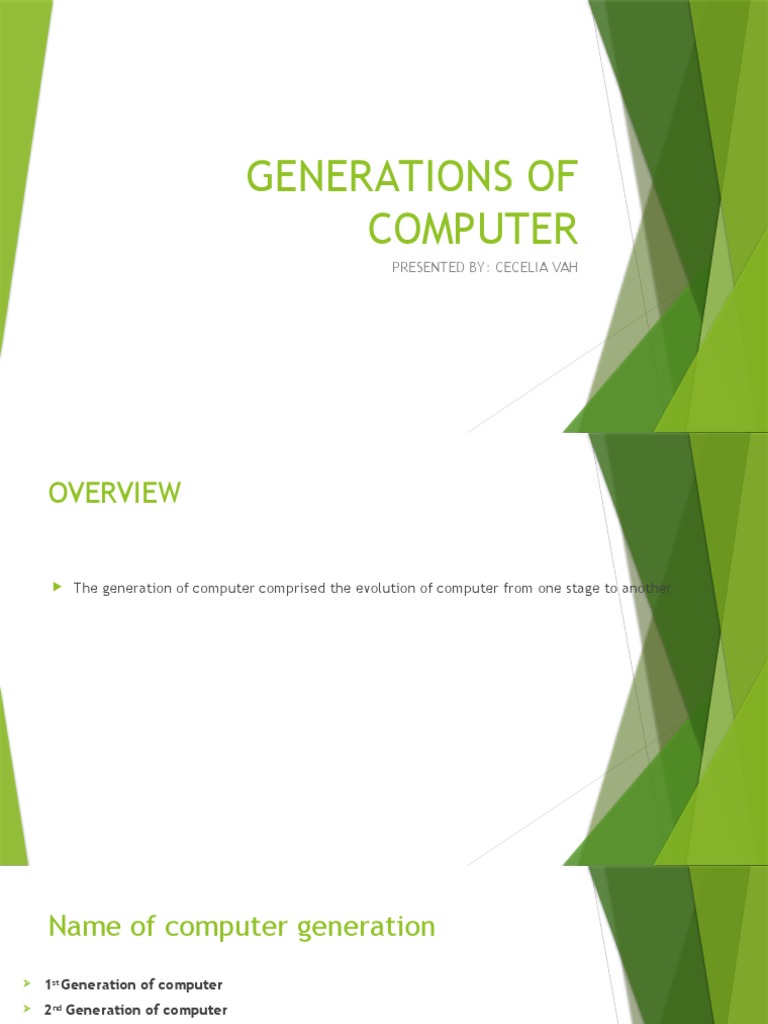 Generations of Computer | PDF
