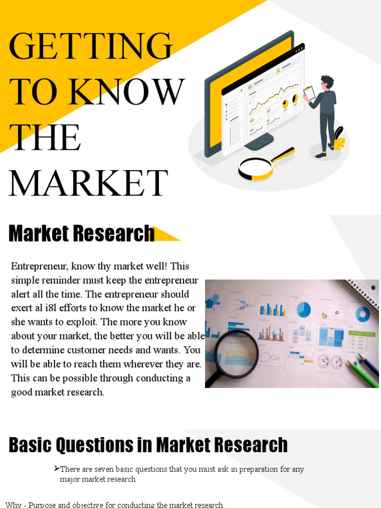Getting To Know The Market Pdf