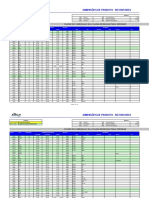 Dimensões de produto - Retentores