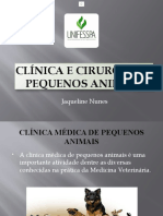 Clínica e Cirurgia de Pequenos Animais