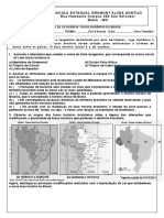 Trabalho 7° Ano Fusos Horários