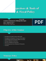 Presentation On Monetary and Fiscal Policy by Bakkaprabhu Uppar