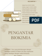 KELOMPOK 1 Pengantar Biokimia