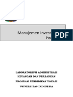 Manajemen Investasi Dan Portofolio PDF