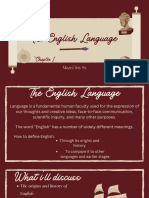 The History and Development of the English Language