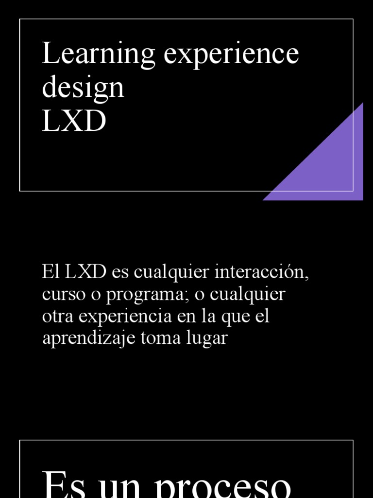 Learning Experience Design Lxd Pdf
