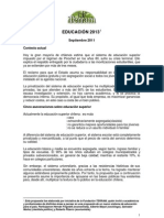 Breve Documento Propuestas Educacion