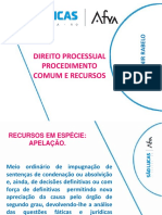 Aula 6 - Direito Processual Penal - APELAÇÃO PDF