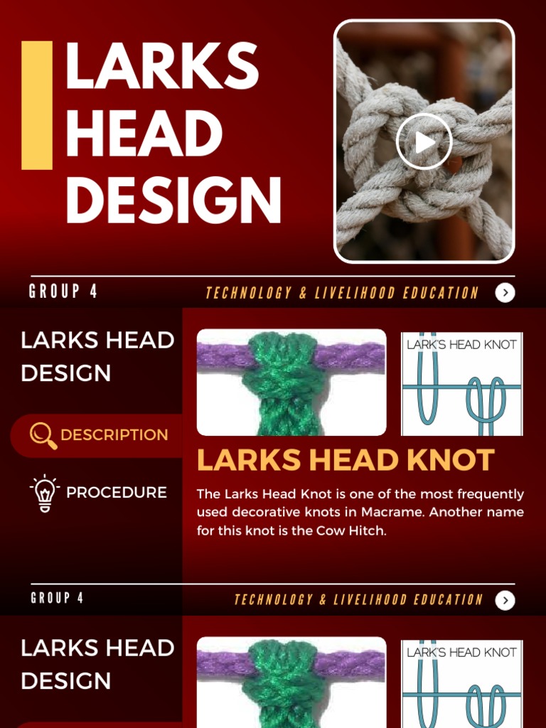 Larks-Head-Design | PDF