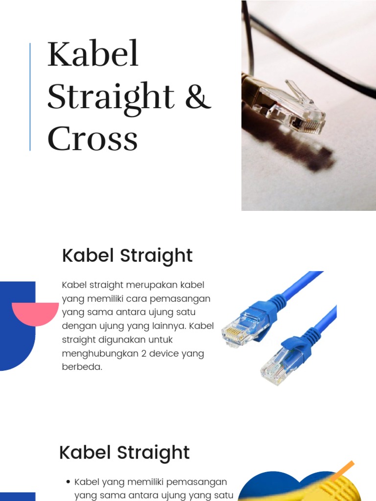Perbedaan Kabel Straight dan Cross | PDF
