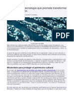 Blockchain La Tecnología Que Promete Transformar La Administración PDF