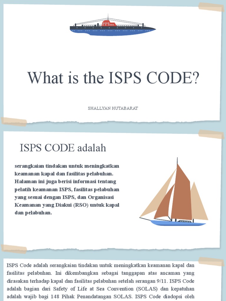 Isps Code | PDF