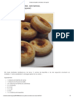 Receita Donuts sem glúten