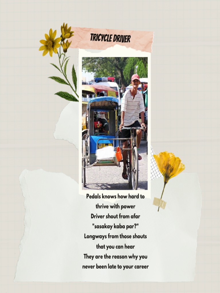 Tricycle Poem PDF PDF