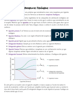 Tipos de agonistas y antagonistas en receptores farmacológicos