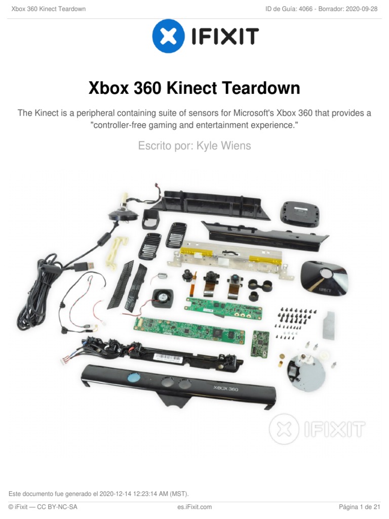 Xbox 360 Kinect Teardown - iFixit
