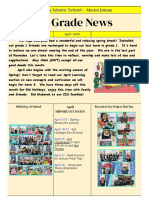 Grade 1C - April Newsletter PDF