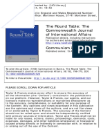 The Round Table: The Commonwealth Journal of International Affairs