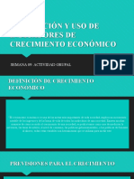 Descripción Y Uso de Indicadores de Crecimiento Económico: Semana 09: Actividad Grupal