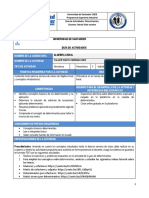 Guia - Actividades Taller Hasta Semana Diez de Algebra Lineal PDF