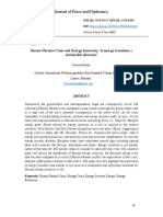 Russia-Ukraine Crisis and Energy Insecurity: Is Energy Transition A Sustainable Alternate? by Yemeen Hasan