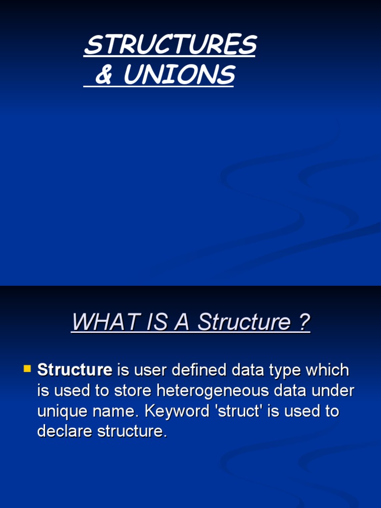 Structures and UNION C Programing | PDF | Software Engineering | Object ...