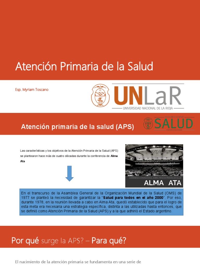 Atención Primaria de la Salud: Conceptos y Objetivos | PDF | Cuidado de ...