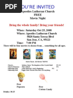 Download Movie Night Oct25 Flyer by Shaun Luehring SN6437413 doc pdf