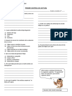 Control de Lectura 1 - Querido Hijo Estamos en Huelga PDF