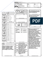 Ficha Oficial D&D 5E Editável em Negrito PDF