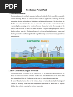 Geothermal Power Plant PDF