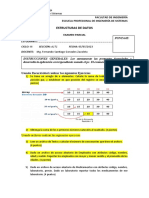 Primer Examen Parcial de Estructuras de Datos