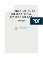 An Introduction To International Investment Law-Cambridge University Press (2016) PDF