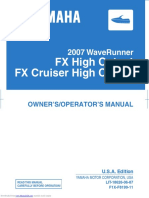 Yamaha FX - High - Output - Waverunner - 2007 PDF
