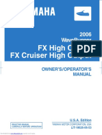 Yamaha FX - High - Output - Waverunner - 2006 PDF