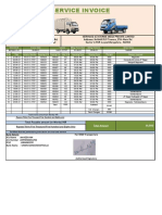 Transport invoice service details