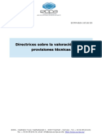 Directrices Sobre La Valoración de Provisiones Técnicas - EIOPA PDF